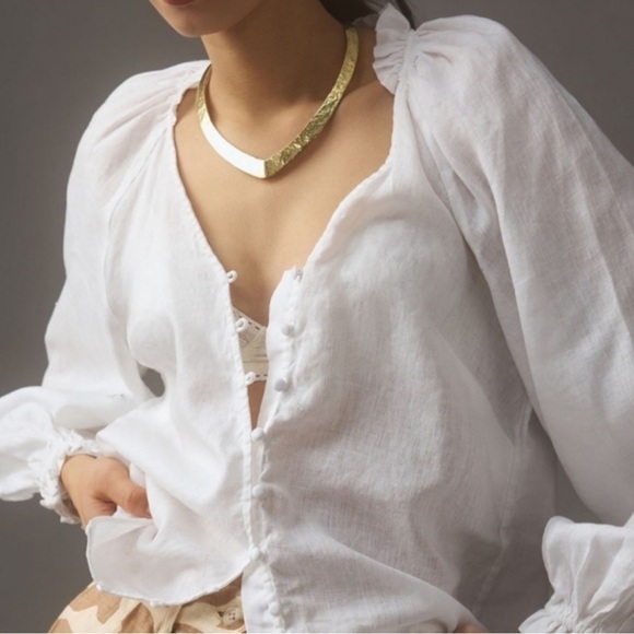 ANTHROPOLOGIE MAEVE TOP - Picture 2 of 12